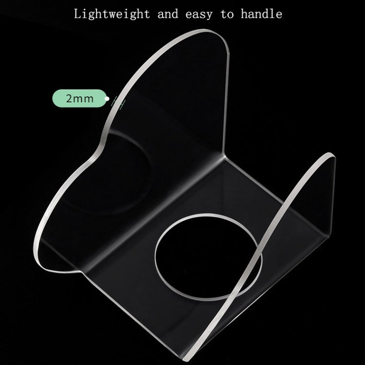 Acrylic Makeups Manicure Transparent Palette With Color Stick, Specification: Love Plate+Stick