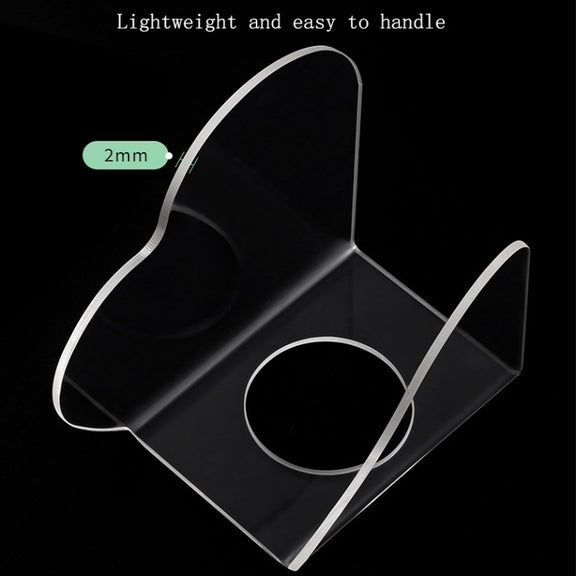 Acrylic Makeups Manicure Transparent Palette With Color Stick, Specification: Love Plate+Stick