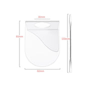 Acrylic Makeups Manicure Transparent Palette With Color Stick, Specification: Half-ring Plate+Stick