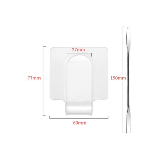 Acrylic Makeups Manicure Transparent Palette With Color Stick, Specification: Square Plate+Stick