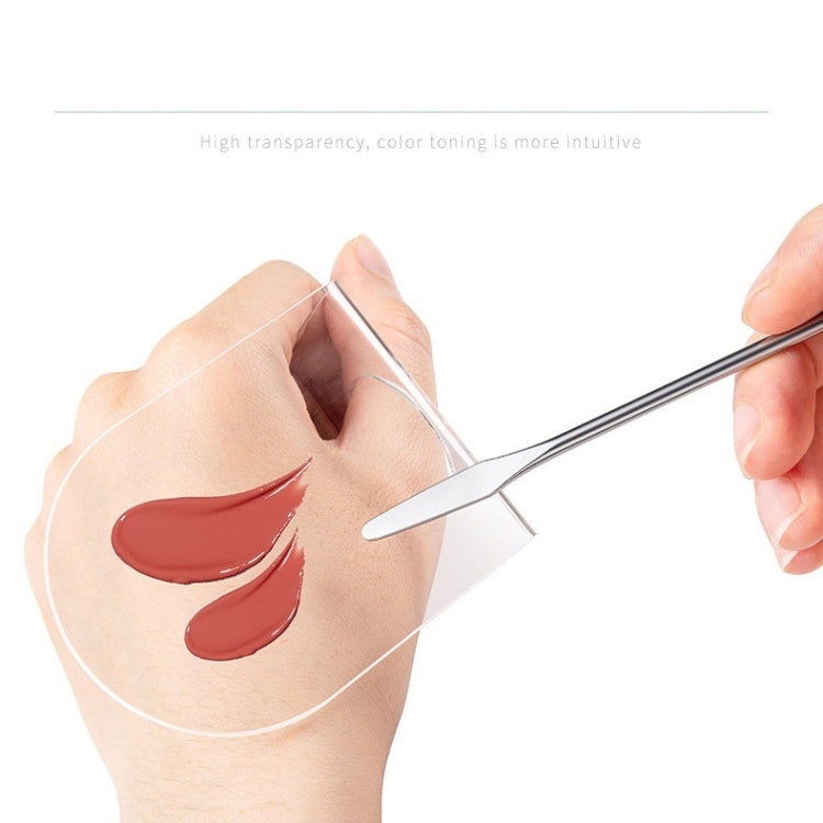 Acrylic Makeups Manicure Transparent Palette With Color Stick, Specification: Square Plate+Stick