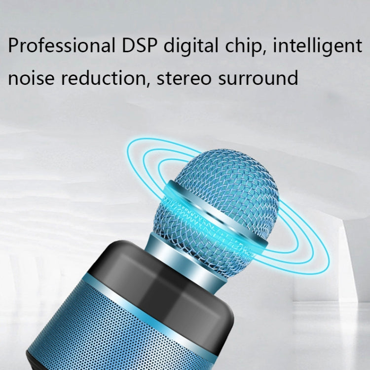 Q008 Wireless Bluetooth Live Microphone(Blue)