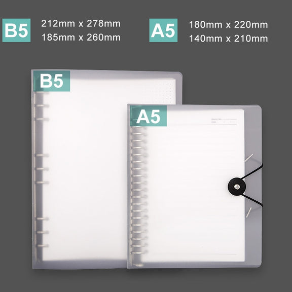 Transparent Matte PP Soft Shell Cover Hand Accountive Page, Style: A5 Cornell Core