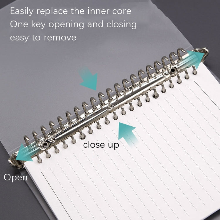 Transparent Matte PP Soft Shell Cover Hand Accountive Page, Style: A5 Cornell Core