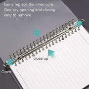 Transparent Matte PP Soft Shell Cover Hand Accountive Page, Style: A5 Point Array Core