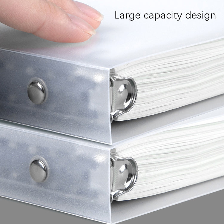Transparent Matte PP Soft Shell Cover Hand Accountive Page, Style: A5 Point Array Core