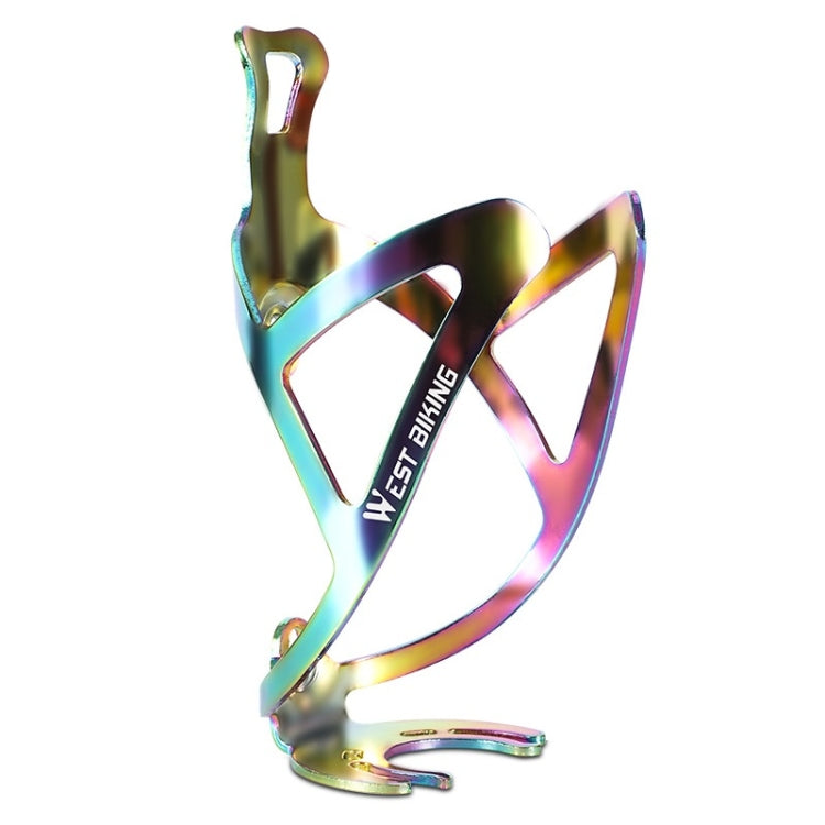 WEST BIKING Bicycle Aluminum Beverage Bottle Holder, Colour: Colorful