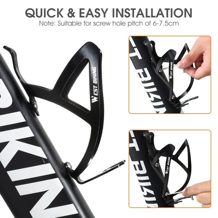 WEST BIKING Bicycle Aluminum Beverage Bottle Holder, Colour: Colorful