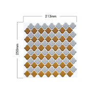 Home 3D Stereo Water-resistant Crystal Epoxy Wall Sticker(YJC0056Y)