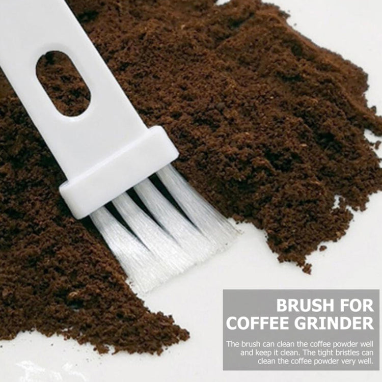20 PCS Coffee Bean Grinder Spoon Grinder Cleaning Brush With Scale(Blue Handle Black Hair)