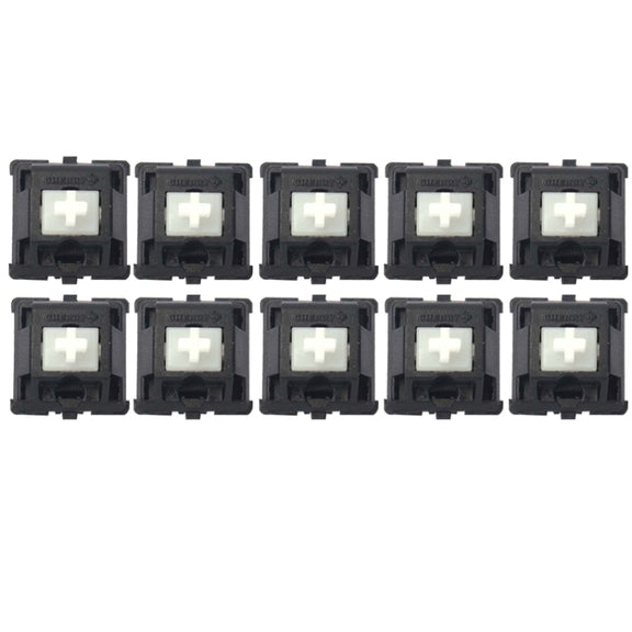 10PCS Cherry Shaft MX Switch Linear Keyboard Shaft, Color: White Shaft