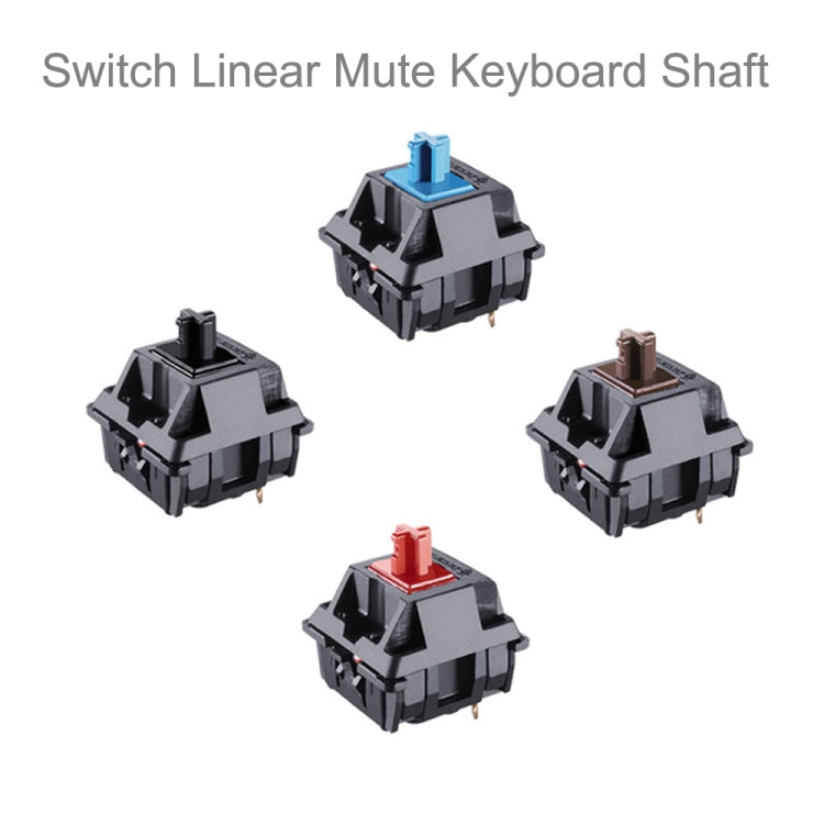 10PCS Cherry Shaft MX Switch Linear Keyboard Shaft, Color: White Shaft