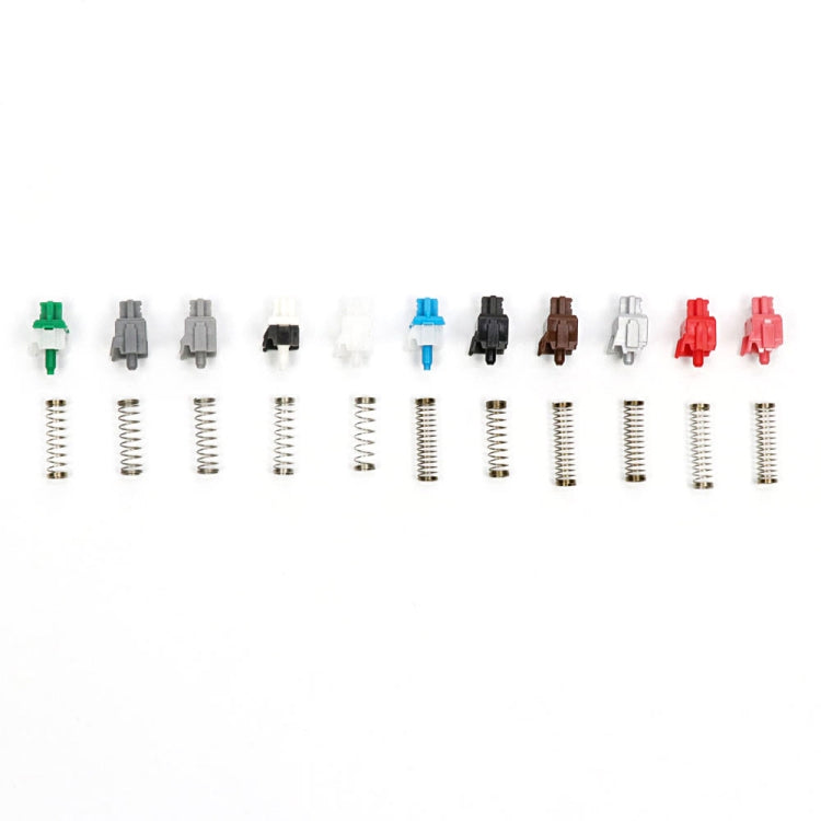 10PCS Cherry Shaft MX Switch Linear Keyboard Shaft, Color: White Shaft