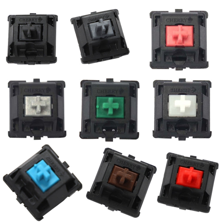 10PCS Cherry Shaft MX Switch Linear Keyboard Shaft, Color: Green Shaft