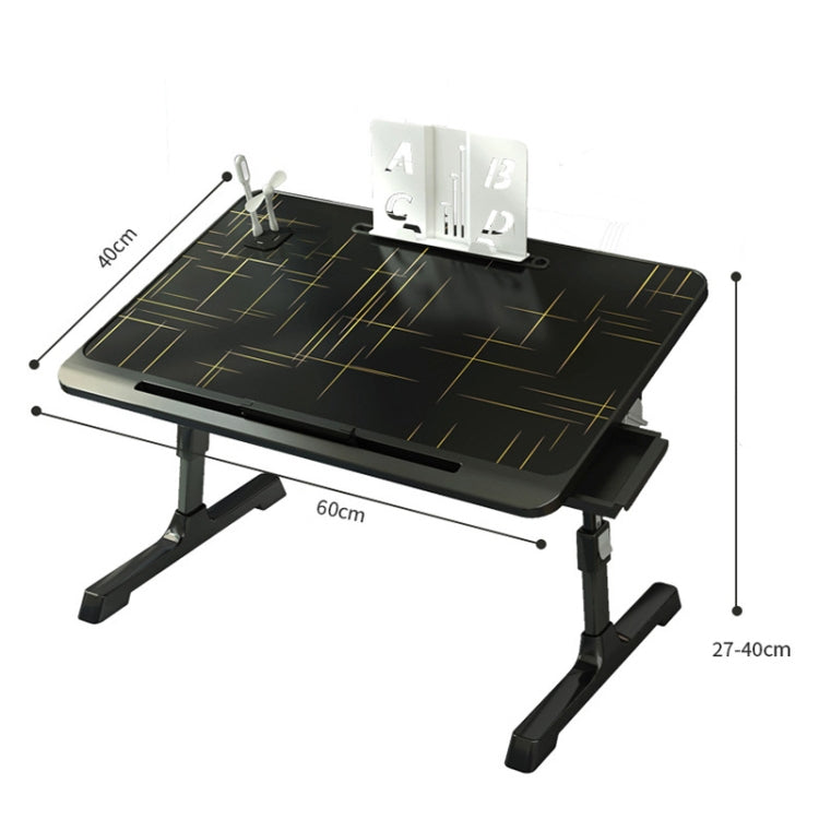 N6 Liftable and Foldable Bed Computer Desk, Style: Drawer Type