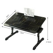 N6 Liftable and Foldable Bed Computer Desk, Style: Drawer Type