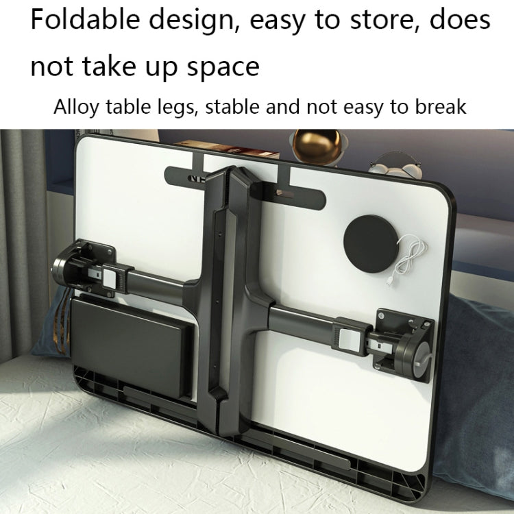 N6 Liftable and Foldable Bed Computer Desk, Style: Drawer Type