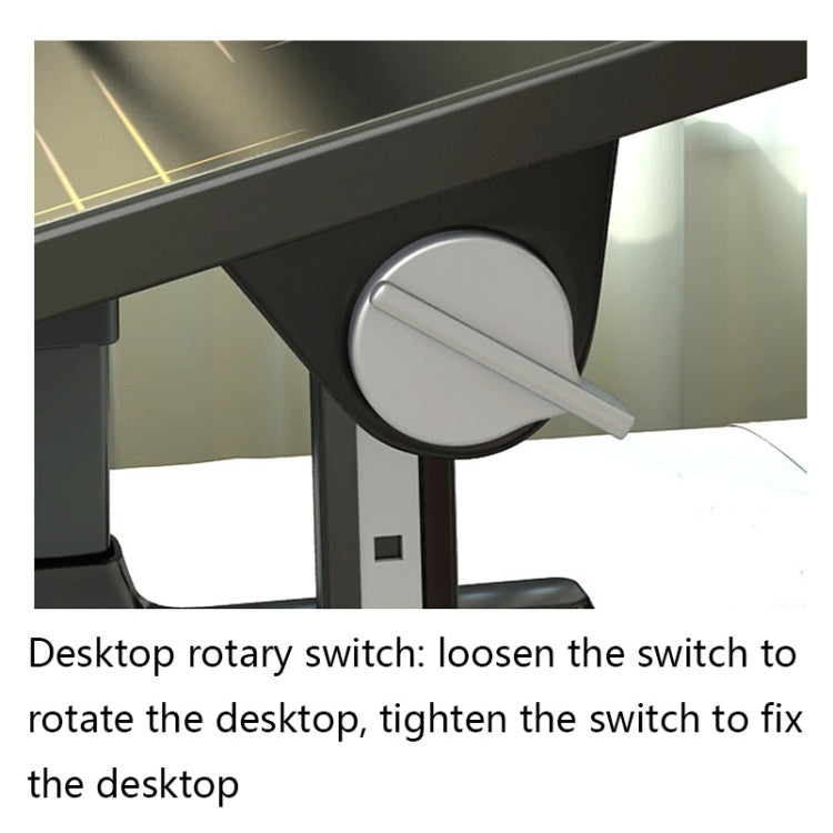N6 Liftable and Foldable Bed Computer Desk, Style: Drawer Type
