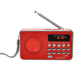 L-938  MP3 Audio Player FM Radio Support  SD MMC Card AUX-IN Earphone-out(Red) - Radio Player by PMC TechLife | Online Shopping South Africa | PMC TechLife | Buy Now Pay Later Mobicred