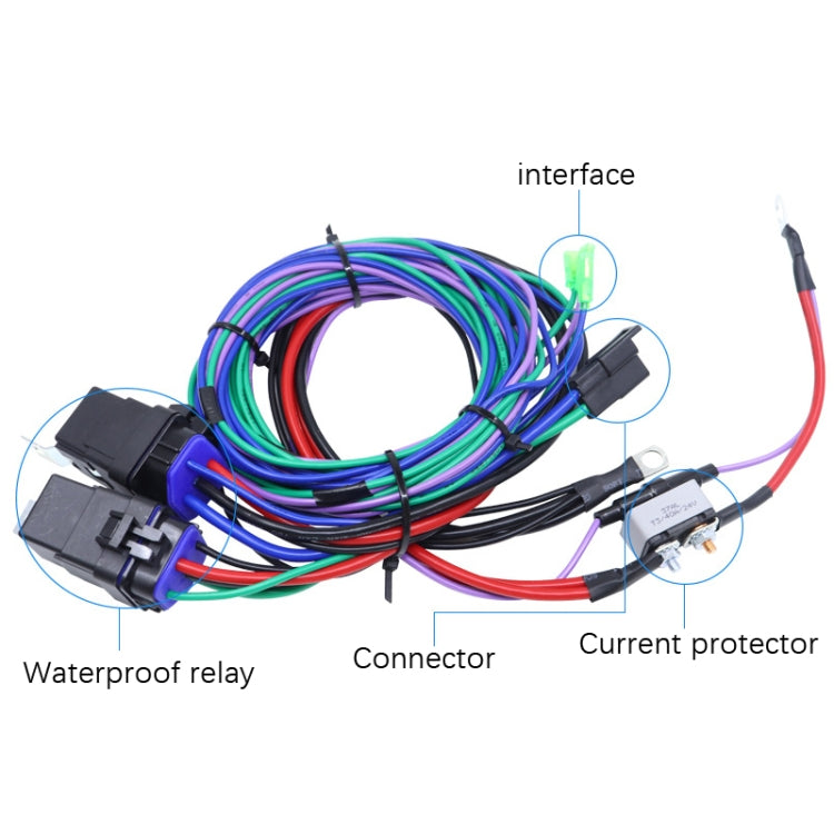 7014G Marine Harness Insertion Plate Tilt Flattening Device Harness Suitable For CMC / TH, Rated voltage: 24V