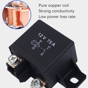 75A 12V24V 033200250 Forklift Relay Excavator Start Relay, Rated voltage: 12V