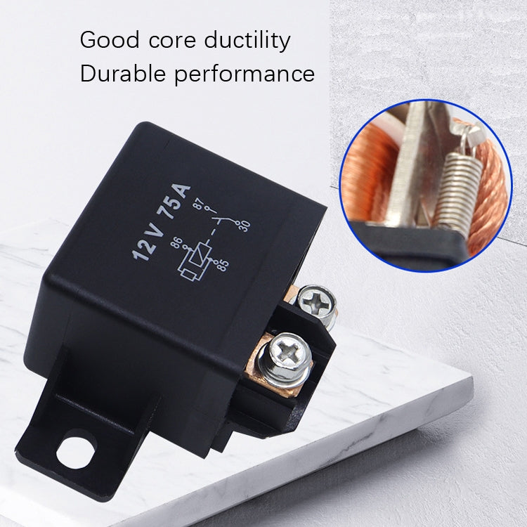 75A 12V24V 033200250 Forklift Relay Excavator Start Relay, Rated voltage: 12V