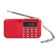 L-218AM  MP3 Radio Speaker Player Support TF Card USB with LED Flashlight Function(Red) - Radio Player by PMC TechLife | Online Shopping South Africa | PMC TechLife | Buy Now Pay Later Mobicred