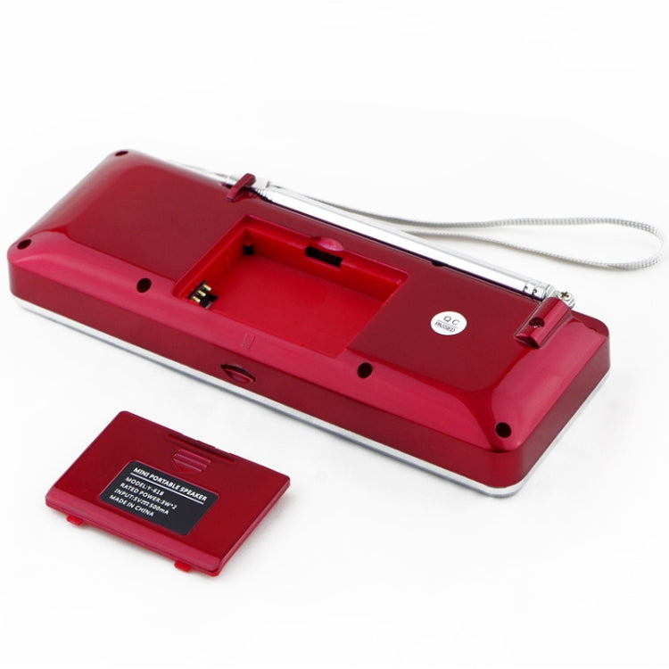 L-288AM  Bluetooth Dual Speaker Radio MP3 Player Support TF Card/U Disk with LED Display(Gold)