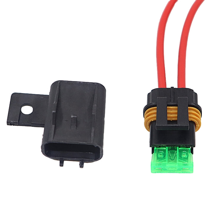 Car Slice Fuse Holder Water-resistant Fuse Box Tape Line Fuse Box(Insurance Box With No.12 Cable)