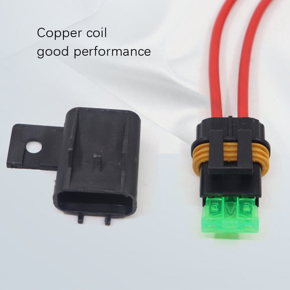 Car Slice Fuse Holder Water-resistant Fuse Box Tape Line Fuse Box(Insurance Box With No.12 Cable)