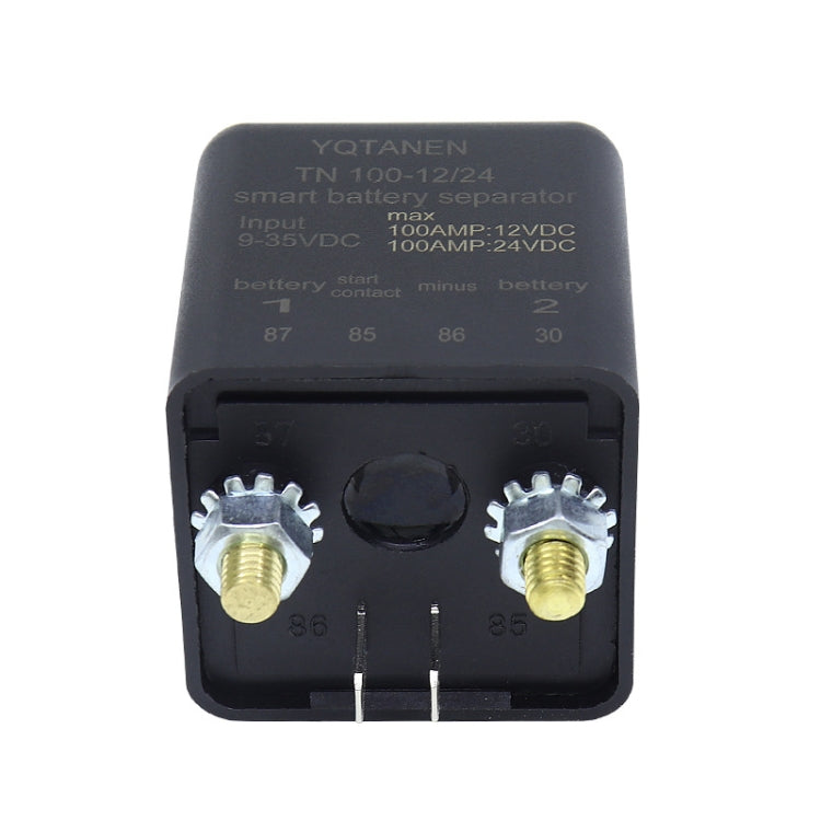 YQTANEN Small Volume Wide Voltage Dual Battery Isolator, Current: 100A