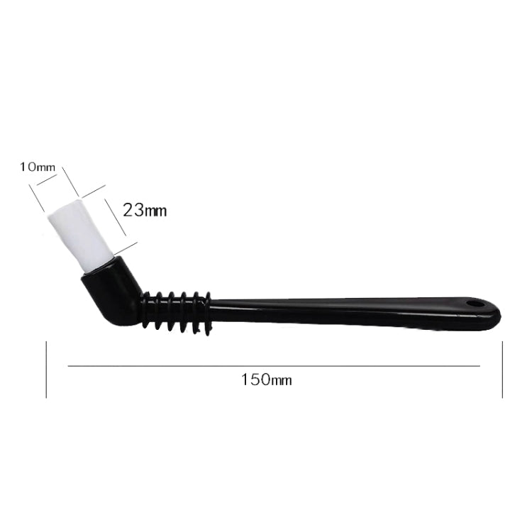 KFS-10 Short Handle Coffee Machine Cleaning Brush(Black Hair)