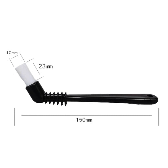 KFS-10 Short Handle Coffee Machine Cleaning Brush(Black Hair)