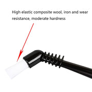 KFS-10 Short Handle Coffee Machine Cleaning Brush(White Hair)