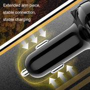 BT09 Car Bluetooth MP3 Digital Display Dual USB Charger(Black)