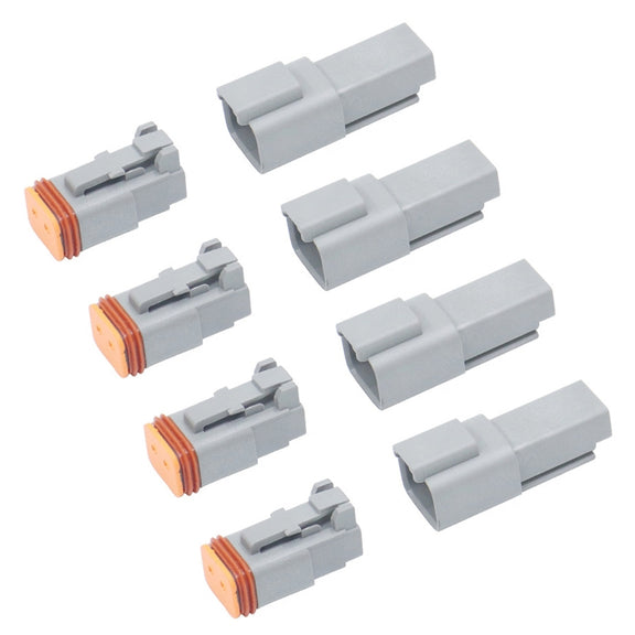 4 PCS DT04-2P / DT06-2S With Copper Car Water-resistant Connector Conductive Connection Terminal