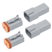 2 PCS DT04-4P / DT06-4S With Copper Car Water-resistant Connector Conductive Connection Terminal