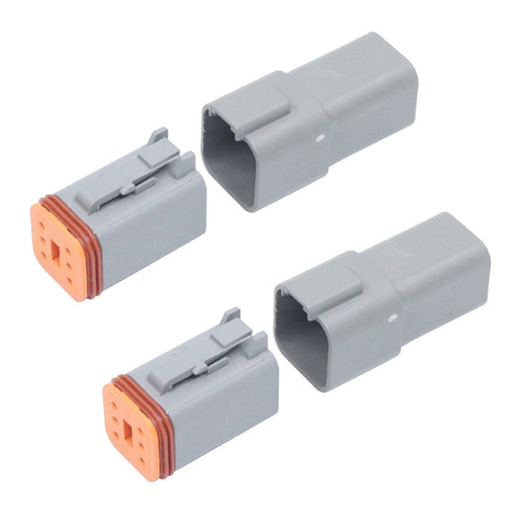 2 PCS DT04-6P / DT06-6S With Copper Car Water-resistant Connector Conductive Connection Terminal