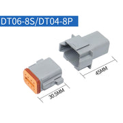 2 PCS DT04-8P / DT06-8S With Copper Car Water-resistant Connector Conductive Connection Terminal
