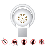 USB Car Mouse Repellent Ultrasonic Mosquito Insect Repellent With Atmosphere Light( White)
