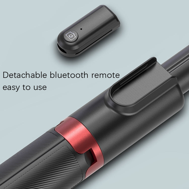 Desktop Multi-Function Live 1.3m Tripod Portable Integrated Bluetooth Selfie Rod(Black)