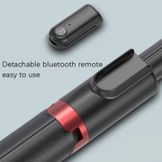 Desktop Multi-Function Live 1.3m Tripod Portable Integrated Bluetooth Selfie Rod(Black)