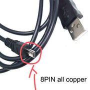 20 PCS 8Pin SLR Camera Cable USB Data Cable For Nikon UC-E6, Length: 1.5m With Magnetic Ring