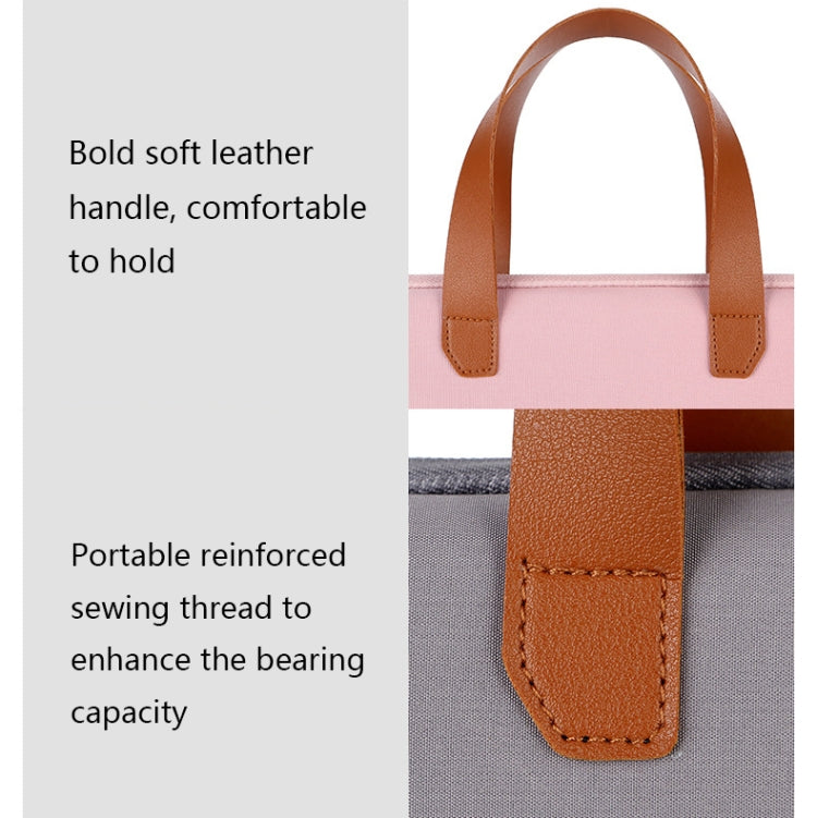 C7 Lightweight Portable Laptop Liner Bag, Size: 15/15.4/15.6 Inch(Gray)