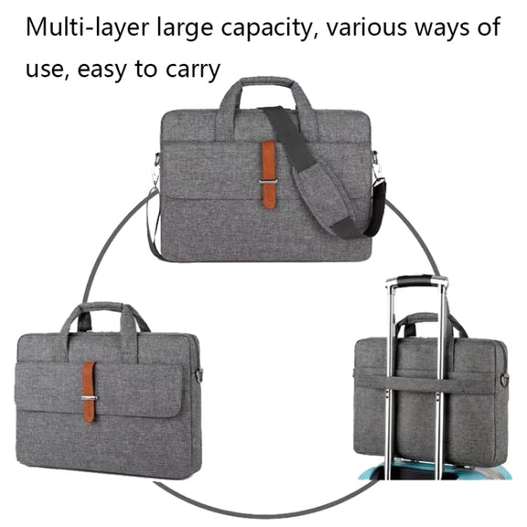 Multifunctional Wear-resistant Shoulder Handheld Laptop Bag, Size: 13