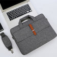 Multifunctional Wear-resistant Shoulder Handheld Laptop Bag, Size: 17 - 17.3 inch(Gray) - 15.6 - 17 inch by PMC TechLife | Online Shopping South Africa | PMC TechLife | Buy Now Pay Later Mobicred