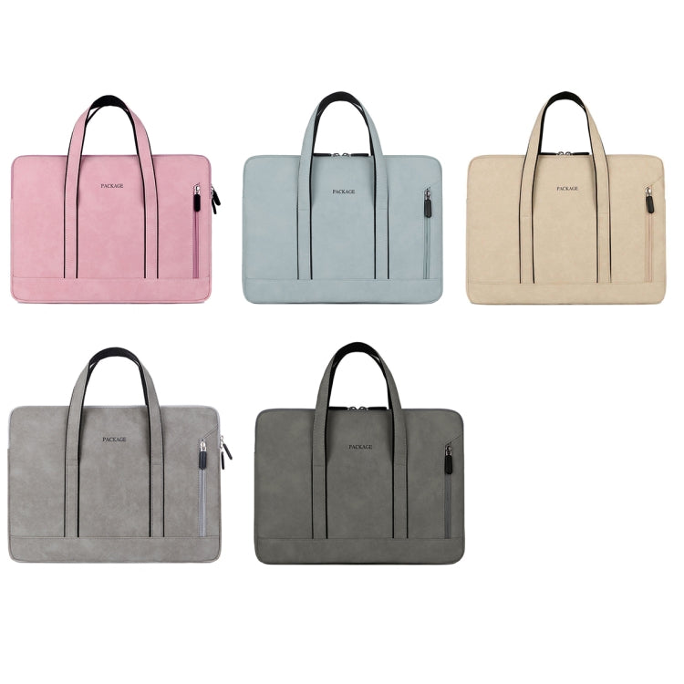 Q5 PU Water-resistant and Wear-resistant Laptop Liner Bag, Size: 13 / 13.3 inch(Light Blue)