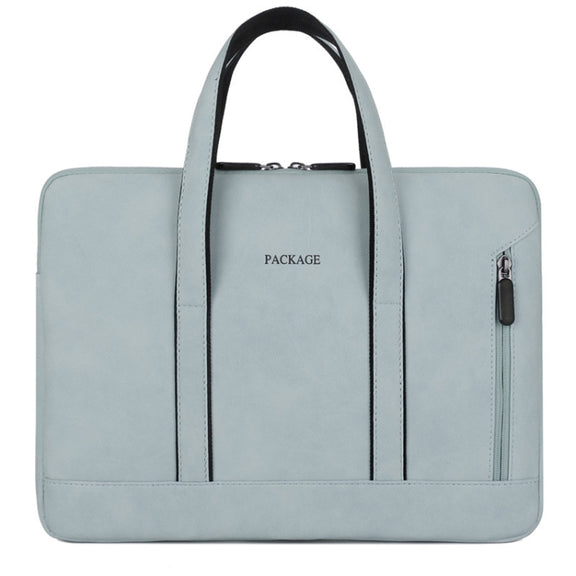 Q5 PU Water-resistant and Wear-resistant Laptop Liner Bag, Size: 14 / 14.6 inch(Light Blue)