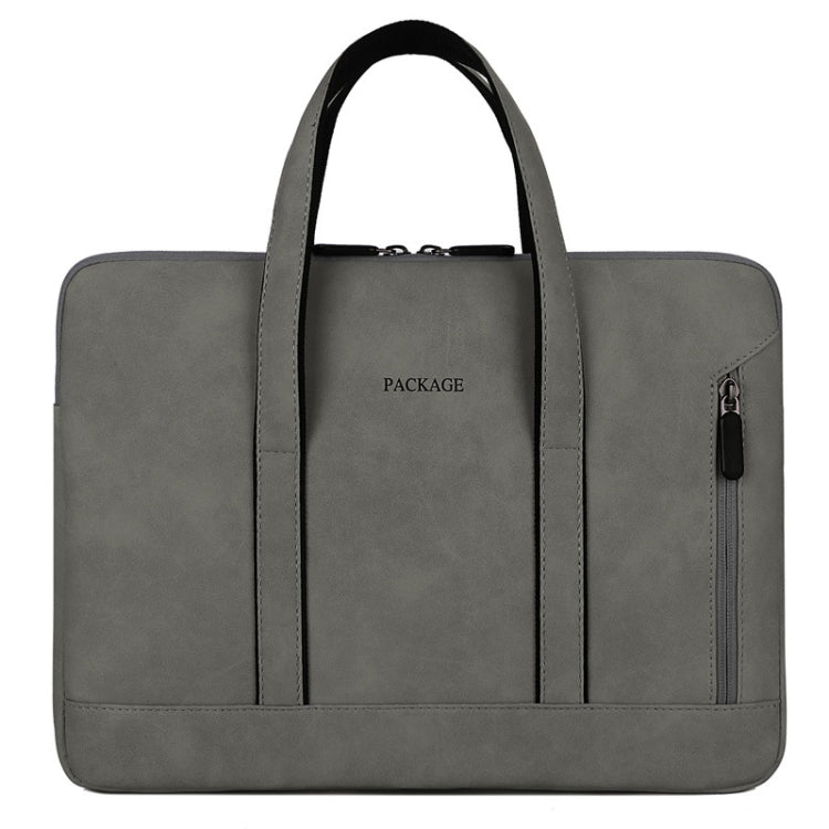 Q5 PU Water-resistant and Wear-resistant Laptop Liner Bag, Size: 14 / 14.6 inch(Dark Gray)