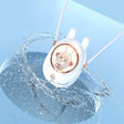 Star Pet Hanging Neck Fan USB Hand-Held Silent Luminous Fan(White) - Electric Fans by PMC TechLife | Online Shopping South Africa | PMC TechLife | Buy Now Pay Later Mobicred